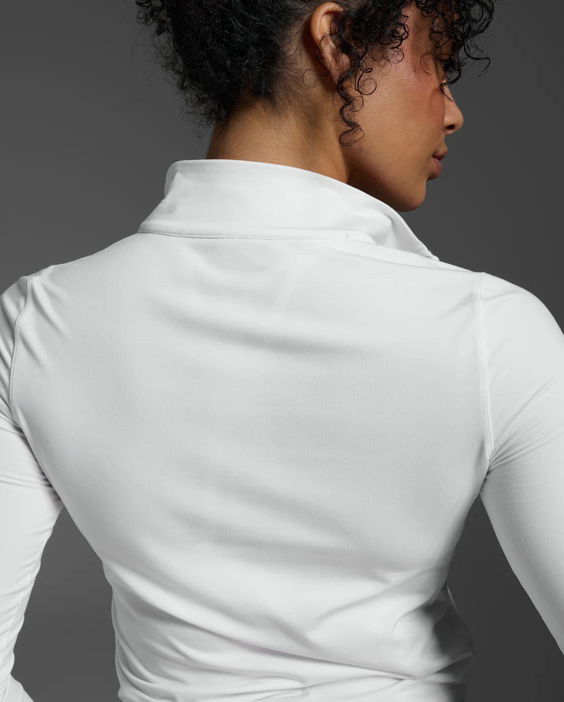 Flex Crop 1/2 Zip Long Sleeve - Image 5
