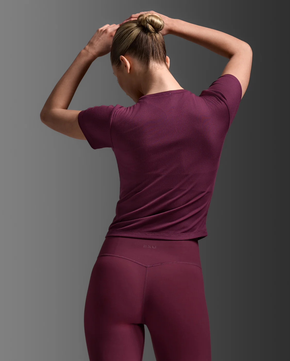 Fluid Ribbed Crop Tee - Image 3