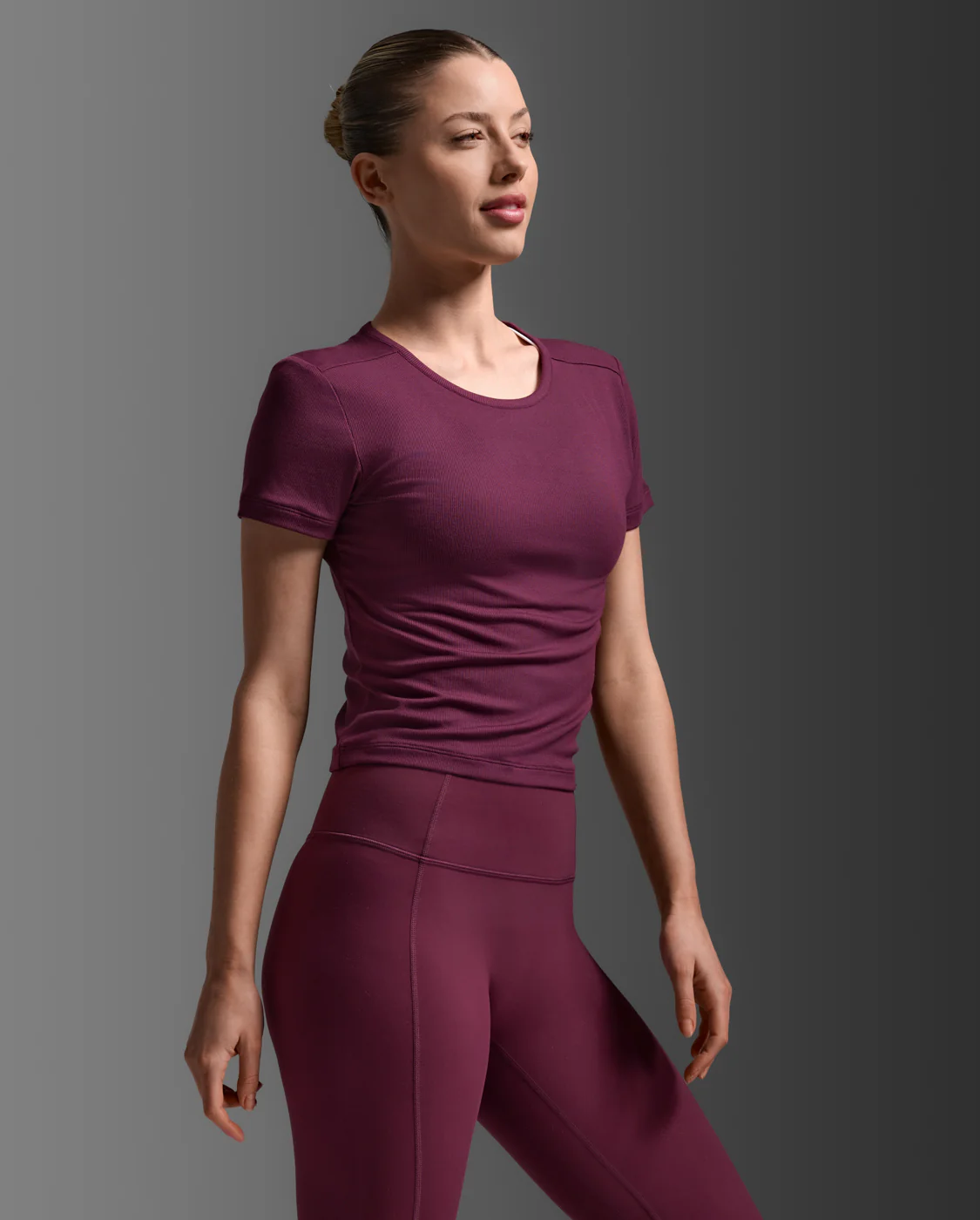 Fluid Ribbed Crop Tee - Image 5